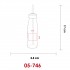 JUGUER - Botella de vidrio con capacidad de 250 ml