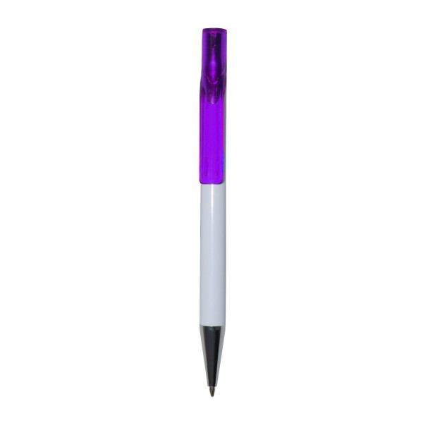 VITRO - Bolígrafo plástico con sistema push, tinta negra