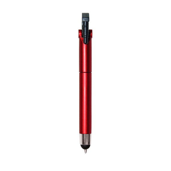 LUXY - Bolígrafo en colores metalizados, con stylus, tinta negra