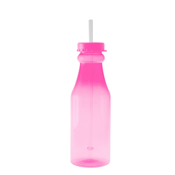 SODA - Botella de plástico con popote