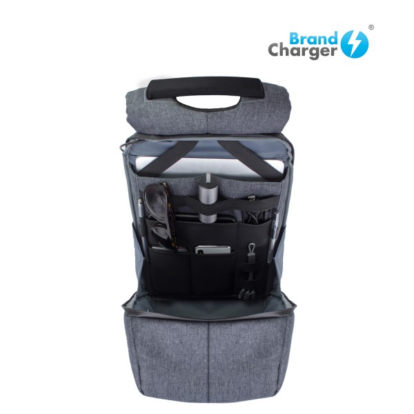 PHANTOM - La auténtica mochila antirrobos. Resistente al agua y con reflectantes para oscuridad y  elementos de segurida